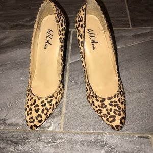 Size US 8  Cheetah Print pumps by Wild Pair
